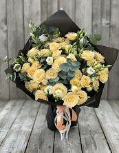 Букет цветов из:  Розы и Лизиантусы в Костино