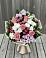 Букет цветов из: Альстромерии, Гвоздики, Розы и Хризантемы в Костино