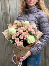 Букет цветов из:  Розы в Костино