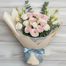 Букет цветов из:  Лизиантусы в Костино