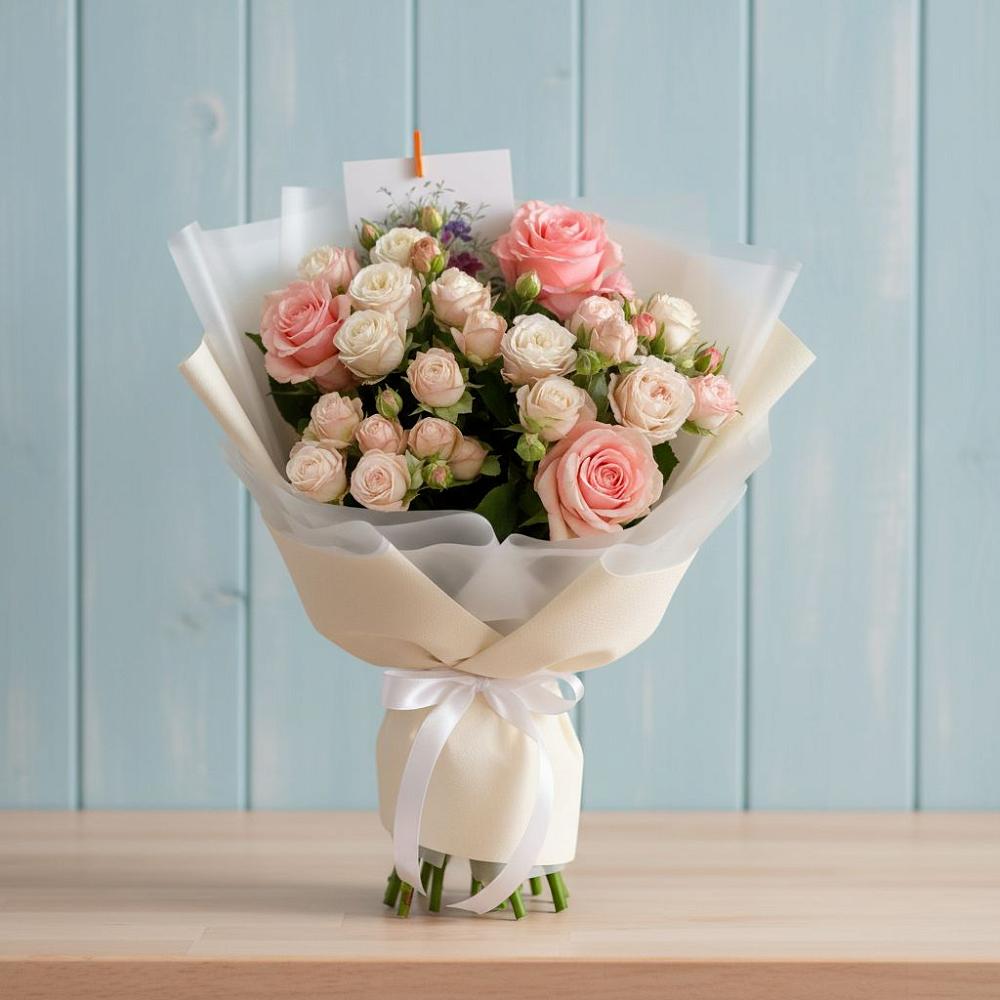 Букет цветов из: Розы в Костино