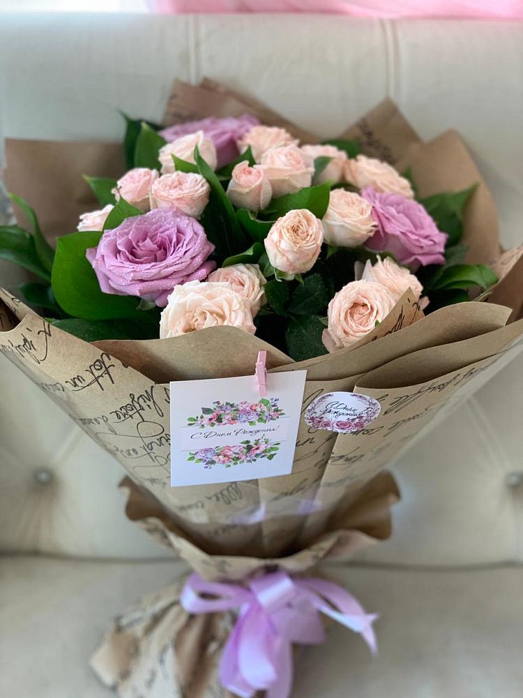 Букет цветов из: Розы в Костино