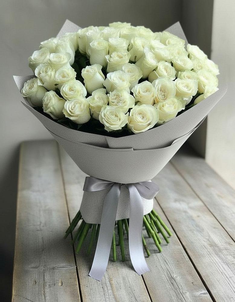 Букет 35 Белых роз в Костино