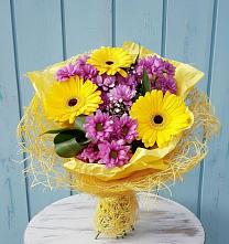 Букет цветов из:  Хризантемы и Герберы #REPLACE_PRED# Костино
