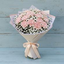 Букет цветов из:  Гвоздики в Костино