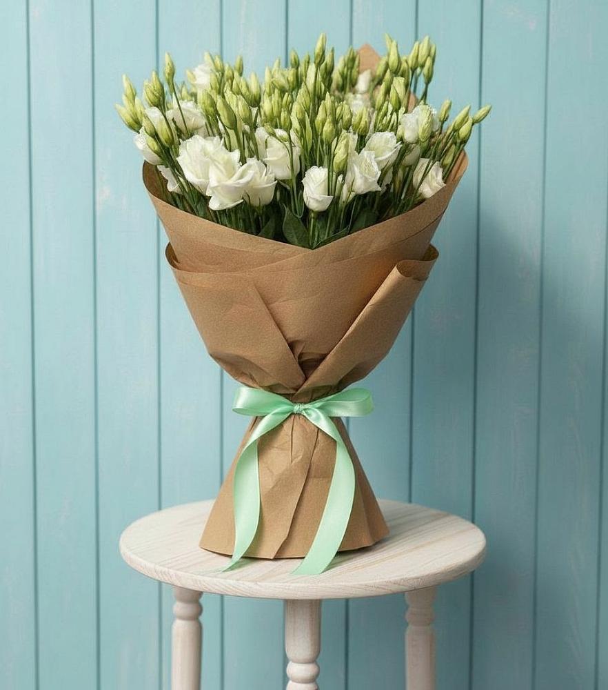 Букет цветов из: Лизиантусы в Костино