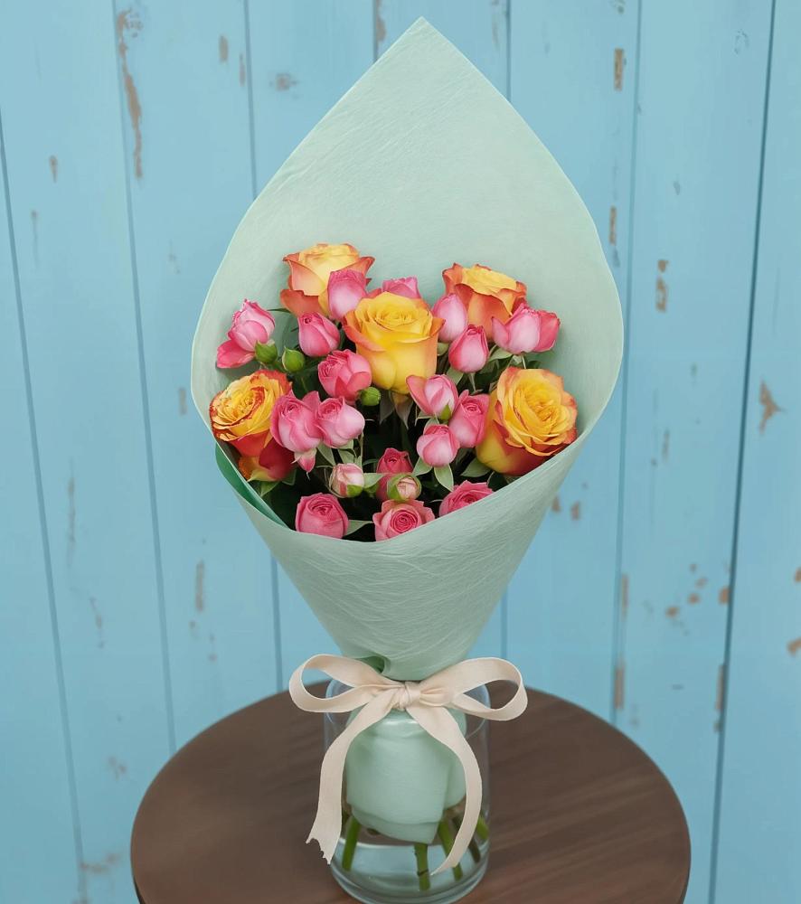 Букет цветов из: Розы в Костино