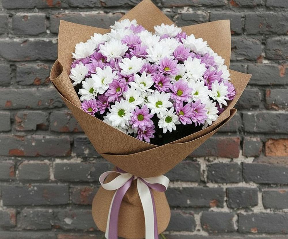 Букет цветов из: Хризантемы в Костино