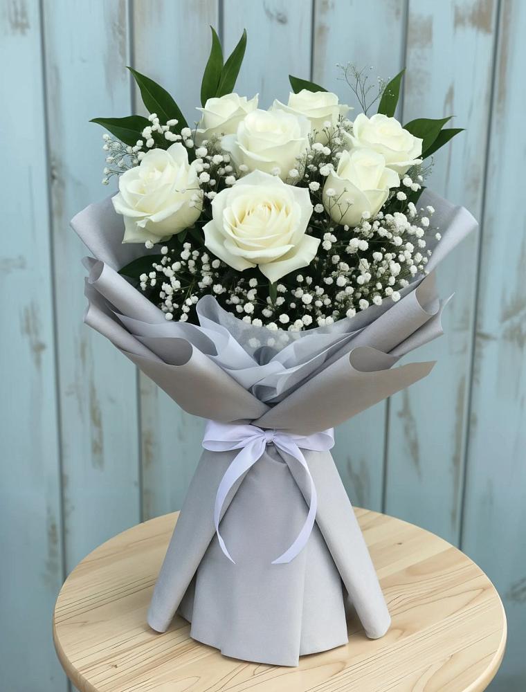 Букет цветов из: Розы в Костино