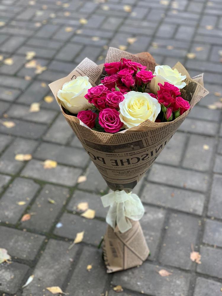 Букет цветов из: Розы в Костино