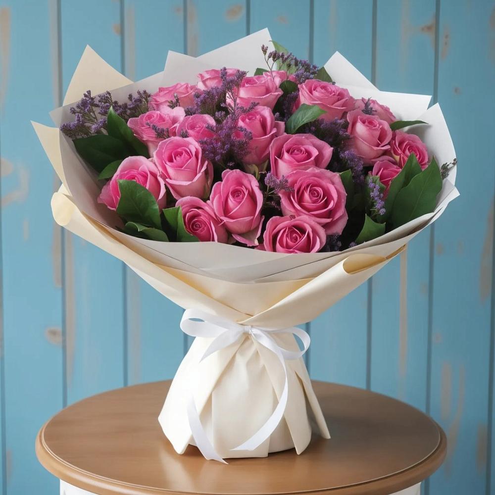 Букет цветов из: Розы в Костино