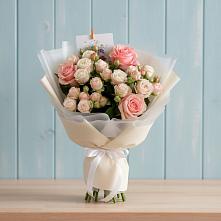 Букет цветов из:  Розы в Костино