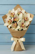 Букет цветов из:  Орхидеи и Розы в Костино